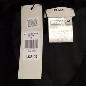 Fuzzi Dresses Fuzzi Long Dress Sz M Color Black New With Tag